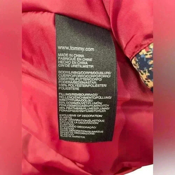 Tommy Hilfiger Zipper Plaid Down Vest Size XL - Picture 4 of 4